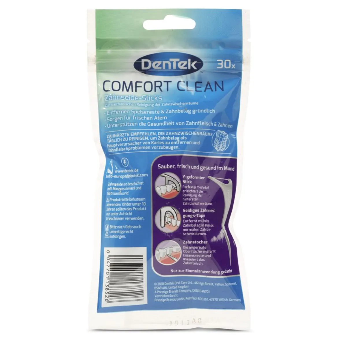 Comfort Clean Back Teeth Flospicks | 30 stuks