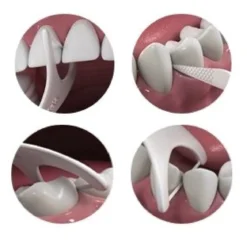Dentek Comfort Clean Flosboog en Tandenstoker ineen met Fluoridecoating | 60 stuks