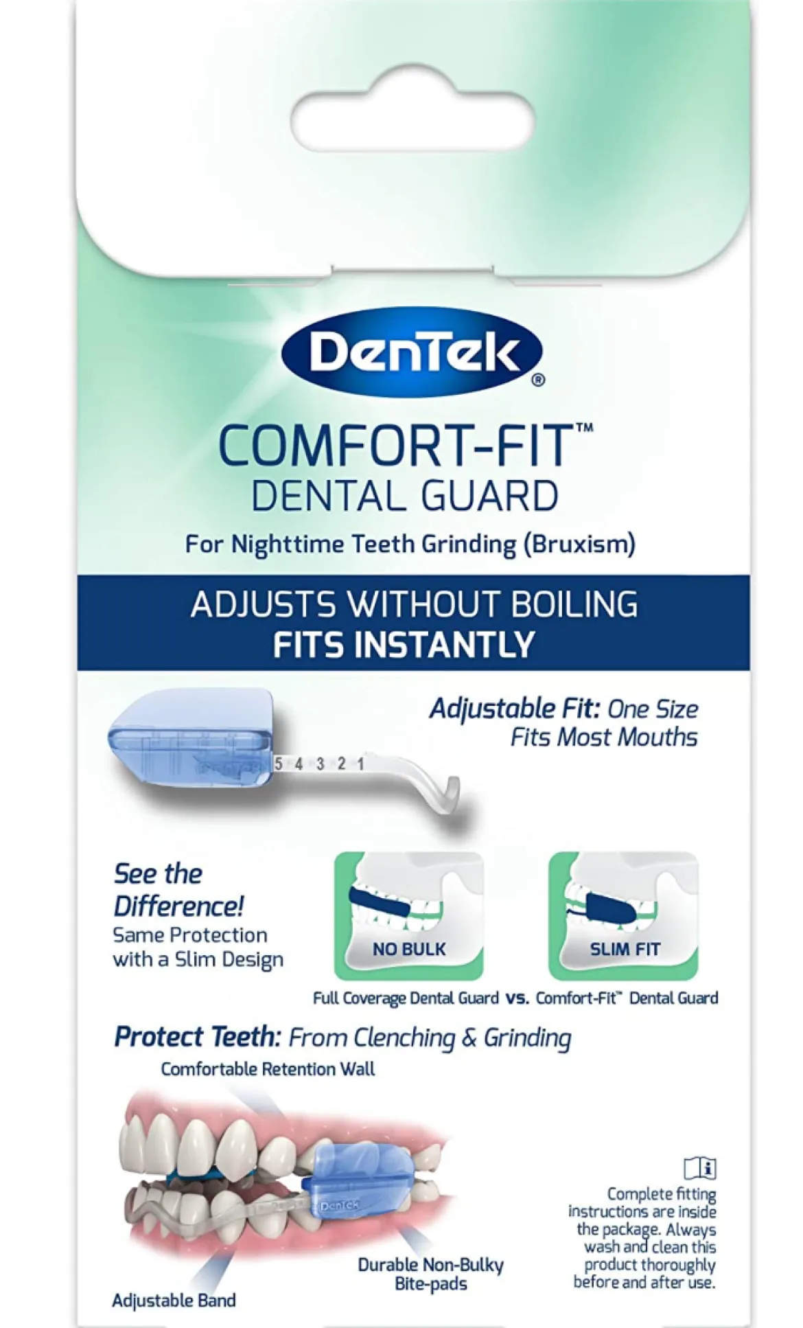 Dentek Comfort Fit (2) Tandenknarsbitjes
