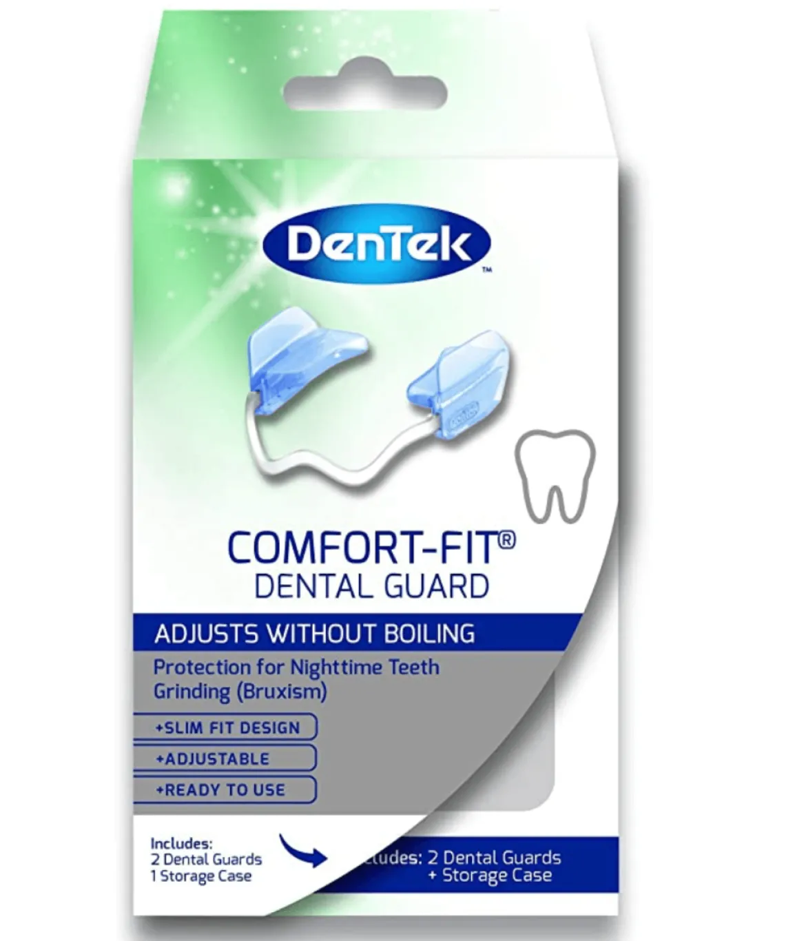 Dentek Comfort Fit (2) Tandenknarsbitjes