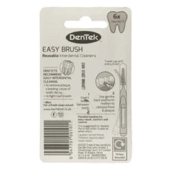 Dentek Easy Brush Interdentale Ragers met Mint Coating | ISO 1 (0,45 mm) | 6 stuks