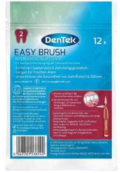 DenTek Easy Brush Interdentaal Ragers ISO 2 - 0,5 MM | 12 stuks