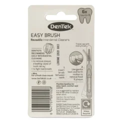 Dentek Herbruikbare Interdentale Ragers ISO 3 (0,6 mm) | Mintcoating | 6 Stuks
