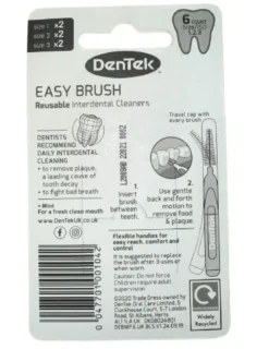 Dentek Herbruikbare Ragers Starterpack (ISO 1 t/m 3) | Mintcoating | 6 Stuks