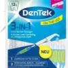 Dentek 3-in-1 (Flos, ISO 1 Rager, Stoker) met Fluoride Coating | 12 stuks