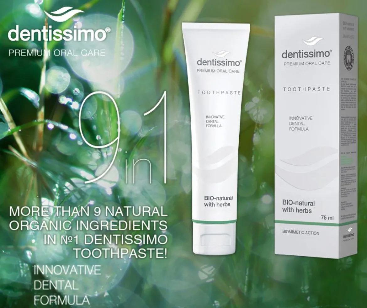 Dentissimo BIO-tandpasta met kruiden (Fluoride-vrij)