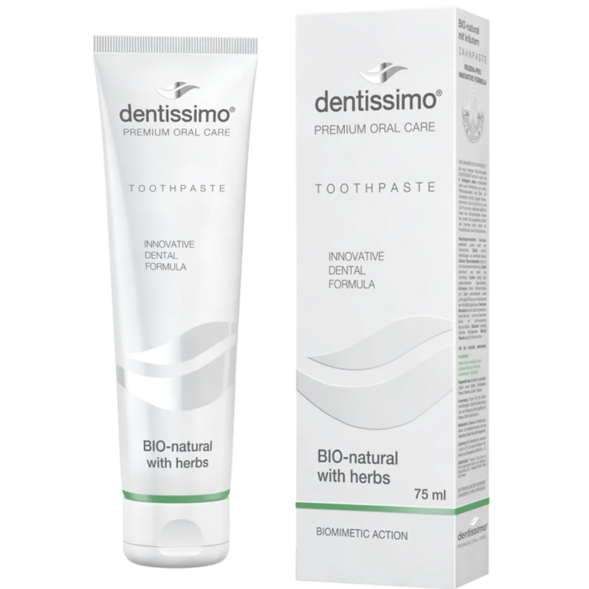 Dentissimo BIO-tandpasta met kruiden (Fluoride-vrij)