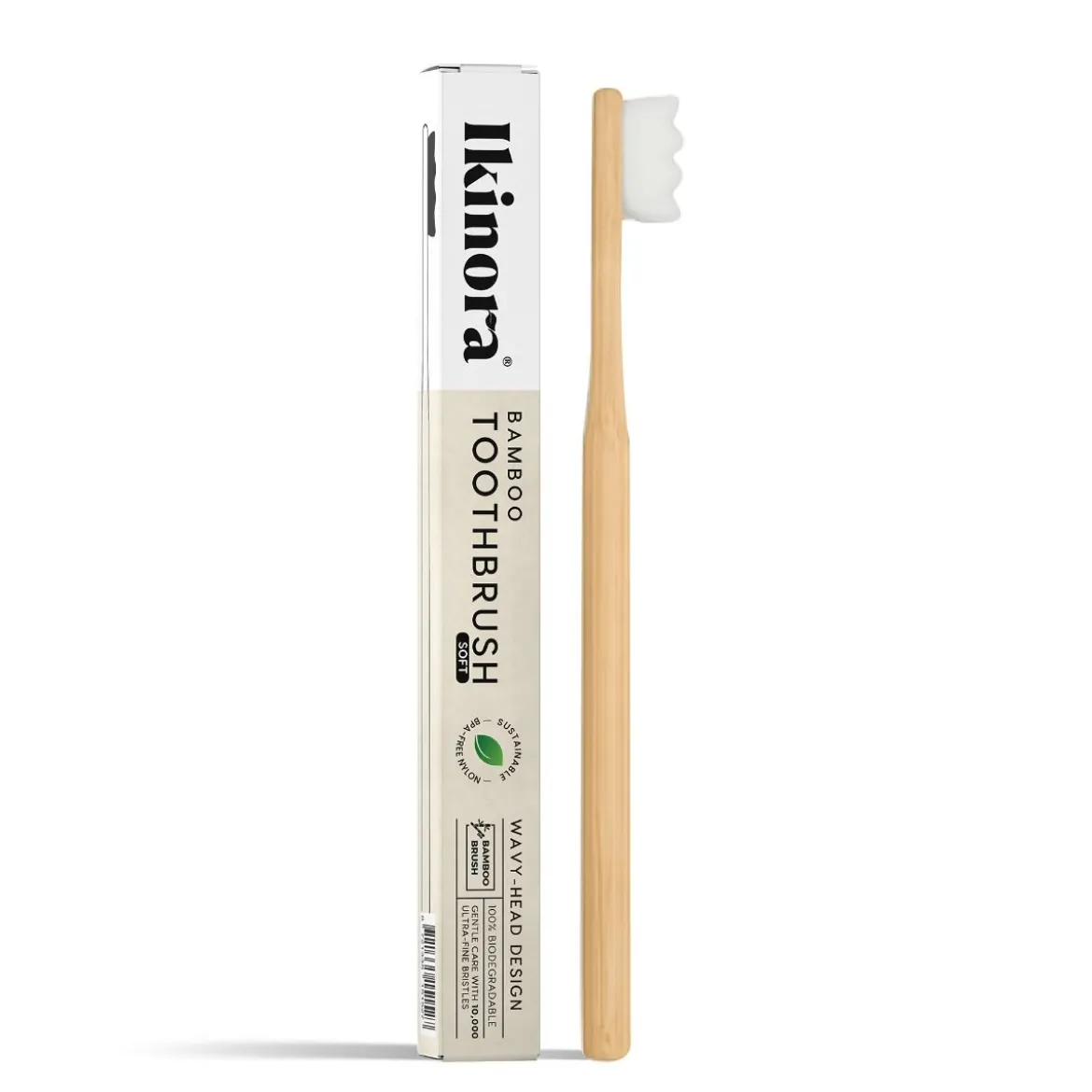 Ikinora® SoftWave Bamboe Tandenborstel