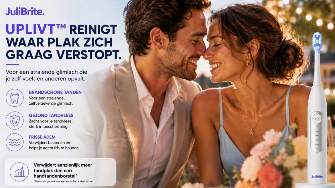 JuliBrite® Elektrische Tandenborstel (Zwart)