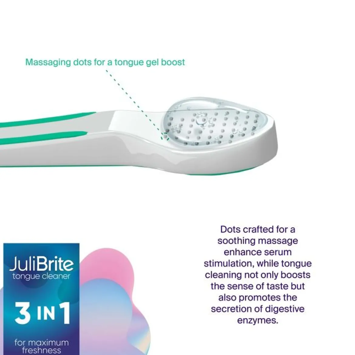 JuliBrite® 3-in-1 Tongreiniger