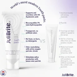 JuliBrite® Tandpasta met nano-hydroxyapatiet & actieve zuurstof