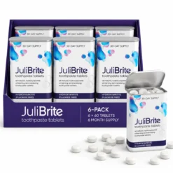 JuliBrite® Tandpasta Tabletten 6-pack