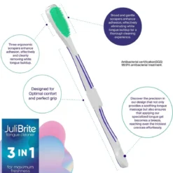 JuliBrite® Tongreiniger 2-pack (groen)