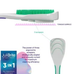 JuliBrite® Tongreiniger 2-pack (groen)