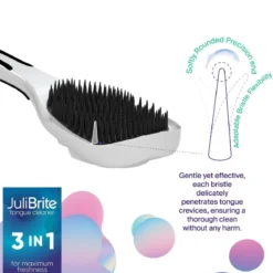JuliBrite® Tongreiniger 2-pack (zwart)