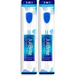 JuliBrite® Tongreiniger 2-pack (blauw)