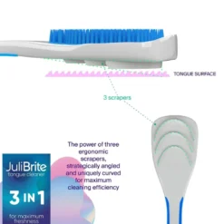 JuliBrite® Tongreiniger 2-pack (blauw)