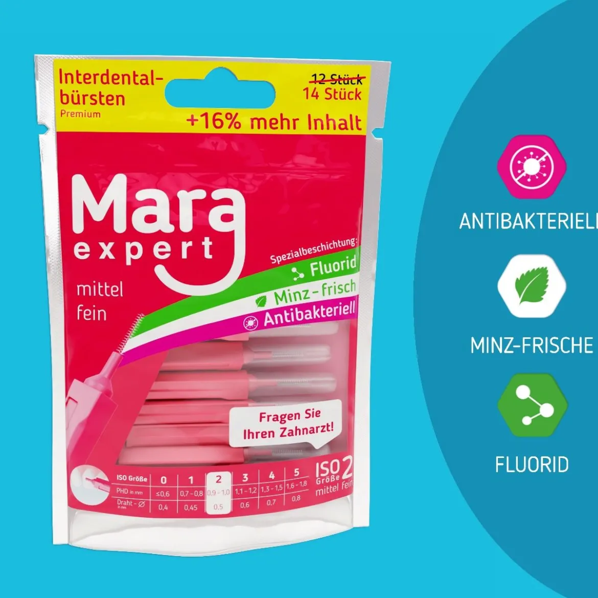 Mara Expert Interdentale Ragers | ISO 2 | Fijn 0,5 mm