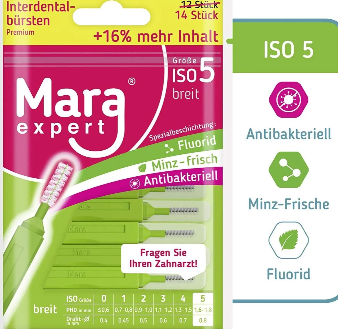 Mara Expert Interdentale Ragers | ISO 5 | Breed | 0,8 mm