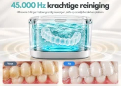 Mibrush® Dental Pod Ultrasonische Aligner & Beugel Reiniger (Wit)