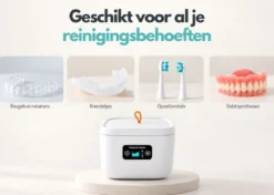 Mibrush® Dental Pod Ultrasonische Aligner & Beugel Reiniger (Wit)