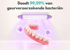 Mibrush Dental Pod Ultrasonische Aligner & Beugel Reiniger (Zwart)