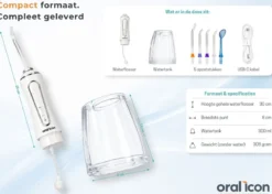 Oral Icon® Pulserende Elektrische Waterflosser