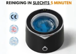 Oral Icon® Ultrasonische Beugel & Aligner Reiniger Dental Pod (Zwart)