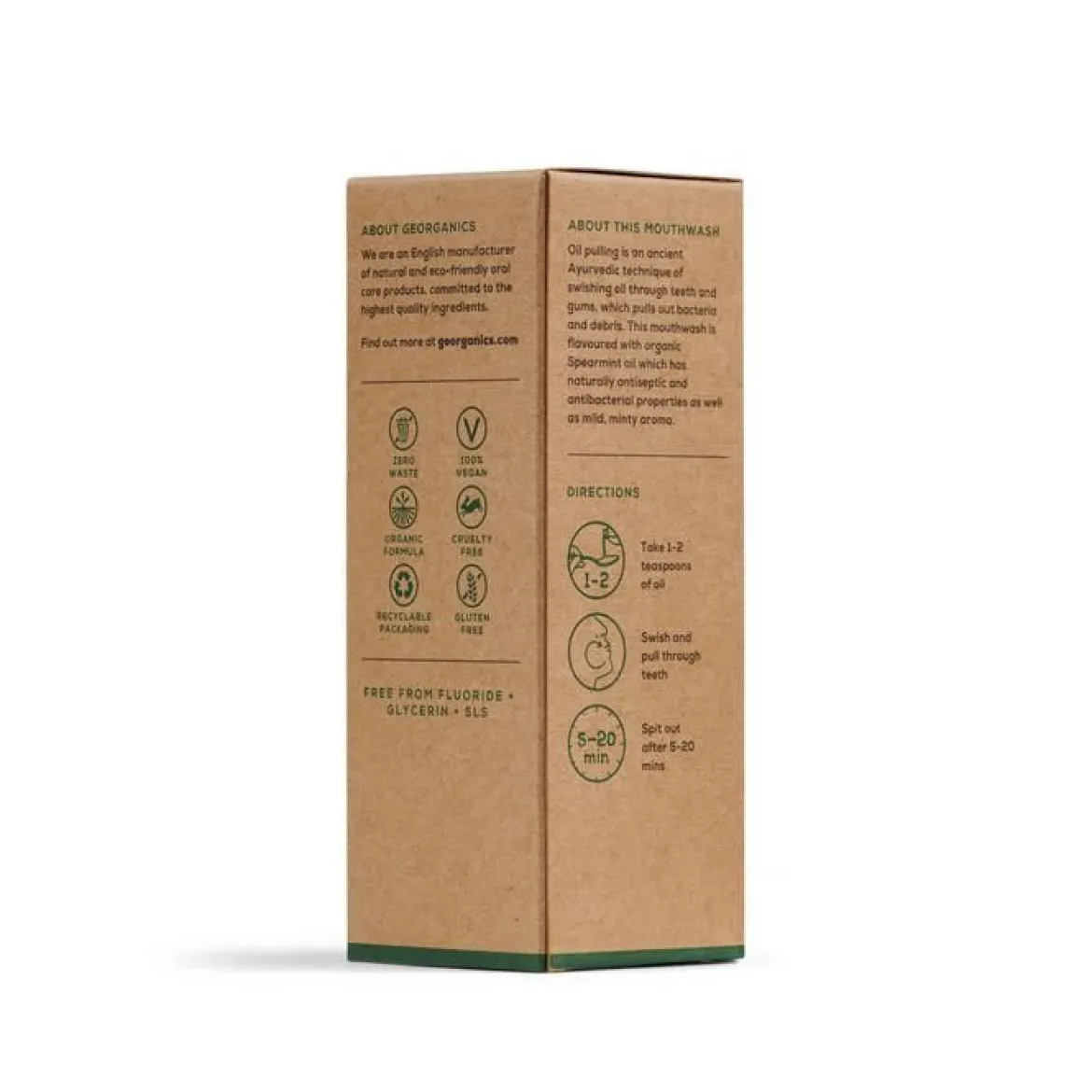 UK Organics Fresh Breath Mondwater